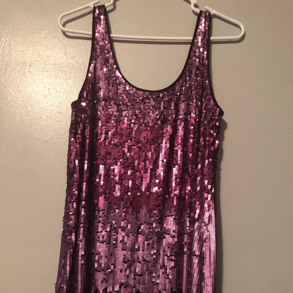 Express Sequined Mini Dress - Picture 2 of 4